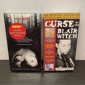 Blair Witch Project & Curse of The Blair Witch - VHS Bundle - Both Sealed / NEW!